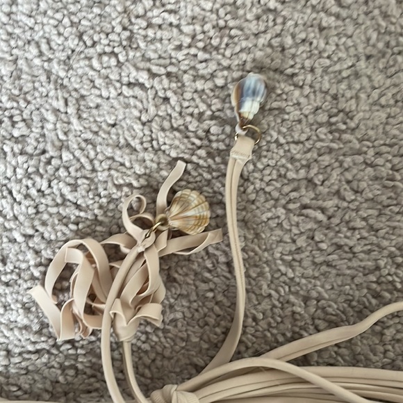 Aerie tassel bikini top and tie cheekiest bikini bottoms - Picture 5 of 6